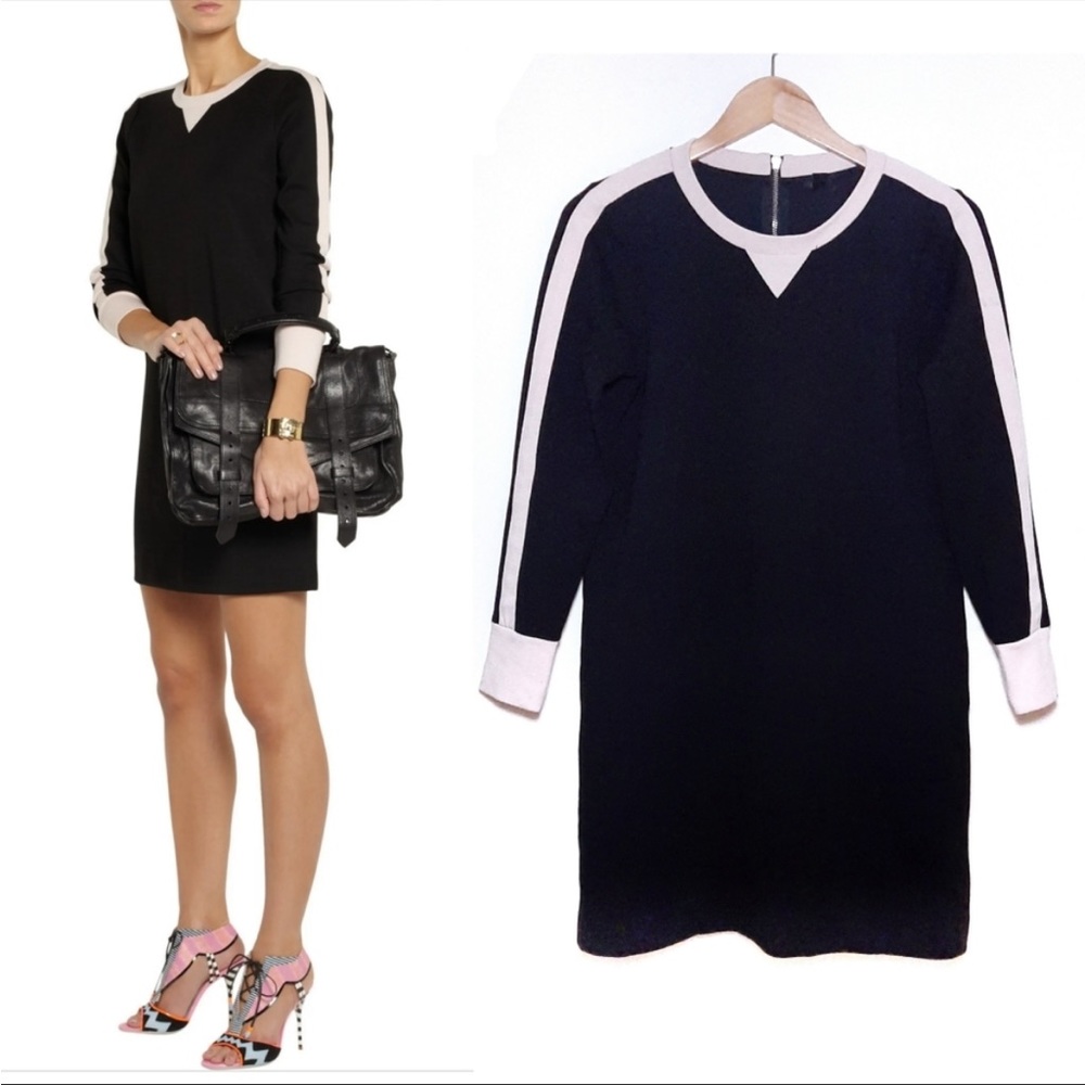J. Crew Wool Long Sleeve Shift Dress - 4